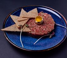 Тартар из мраморной говядины