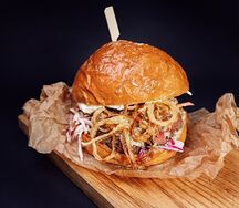 Стейк-бургер из мраморной говядины