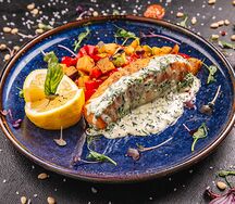 Стейк лосося