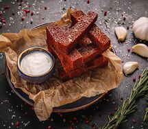 Ржаные гренки чесночные