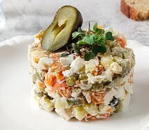 Оливье с курицей