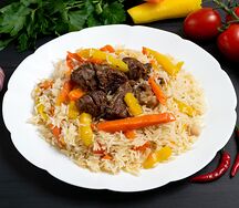 Плов с говядиной