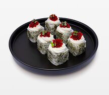 Суши с красной икрой Vegan
