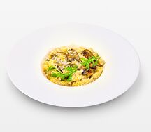 Паста с грибами в сливочном соусе Веган