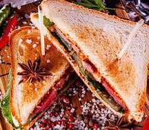 Сэндвич с пастрами из говядины