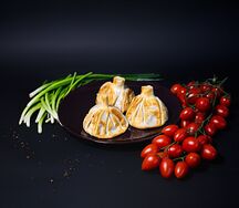 Жареные хинкали с сыром