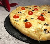 Семга с креветками большая