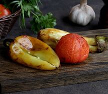 Овощи на мангале