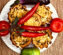 Жюльен с грибами и курицей