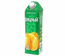 Сок добрый Апельсин