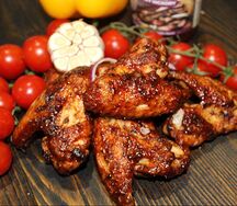 Крылья куриные на мангале