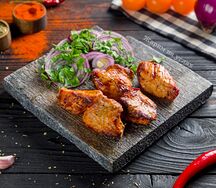 Баранья мякоть на углях