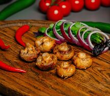 Грибы на углях