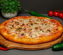 Пицца с ветчиной