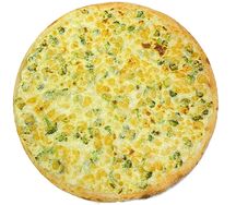 Пицца Брокколи в сливочном соусе