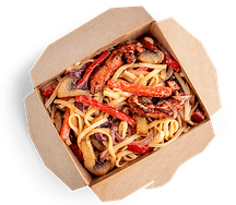 Вок Сливочный с грибами