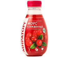 Морс клюквенный (Мираторг) 0,37