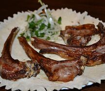 Шашлык из бараньей корейки 