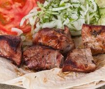 Шашлык из cвинoй шейки