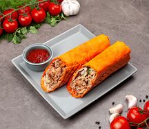 Шаурма в сырном лаваше