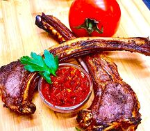 Шашлык из бараньей корейки