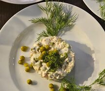 Оливье с курицей