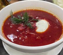 Борщ с говядиной