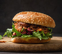 Острый бургер с говядиной