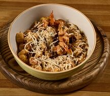 Ньокки с креветками