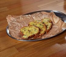 Сырные гренки