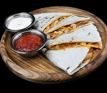 Кесадилья с курицей