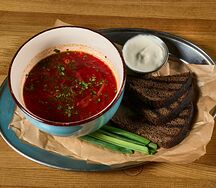 Борщ с телятиной