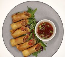 Спринг-роллы с мясом