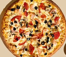 Пицца Лосось и Креветка 