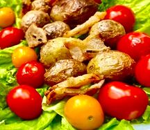 Картофель с курдюком