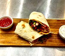 Шаурма мини на мангале из филе свинины 