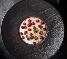 Рисовая каша с земляникой