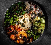 Поке с креветками