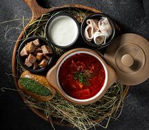 Борщ с говядиной