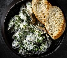 Мидии в соусе копченая горгондзола