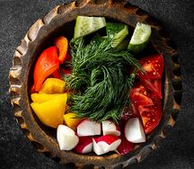 Овощная тарелка