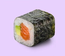 Маки с лососем и авокадо