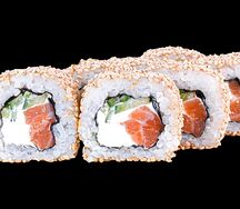 Урамаки с лососем