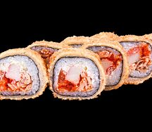 Темпура с жареным лососем