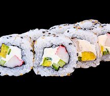 Урамаки с крабом