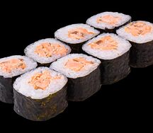 Маки с жареным лососем