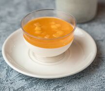 Панна-котта с манго-маракуйя