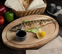 Сибас на мангале