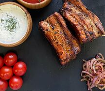 Шашлык из свиных ребрышек