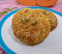 Булочка Тыквенная цельнозерновая
